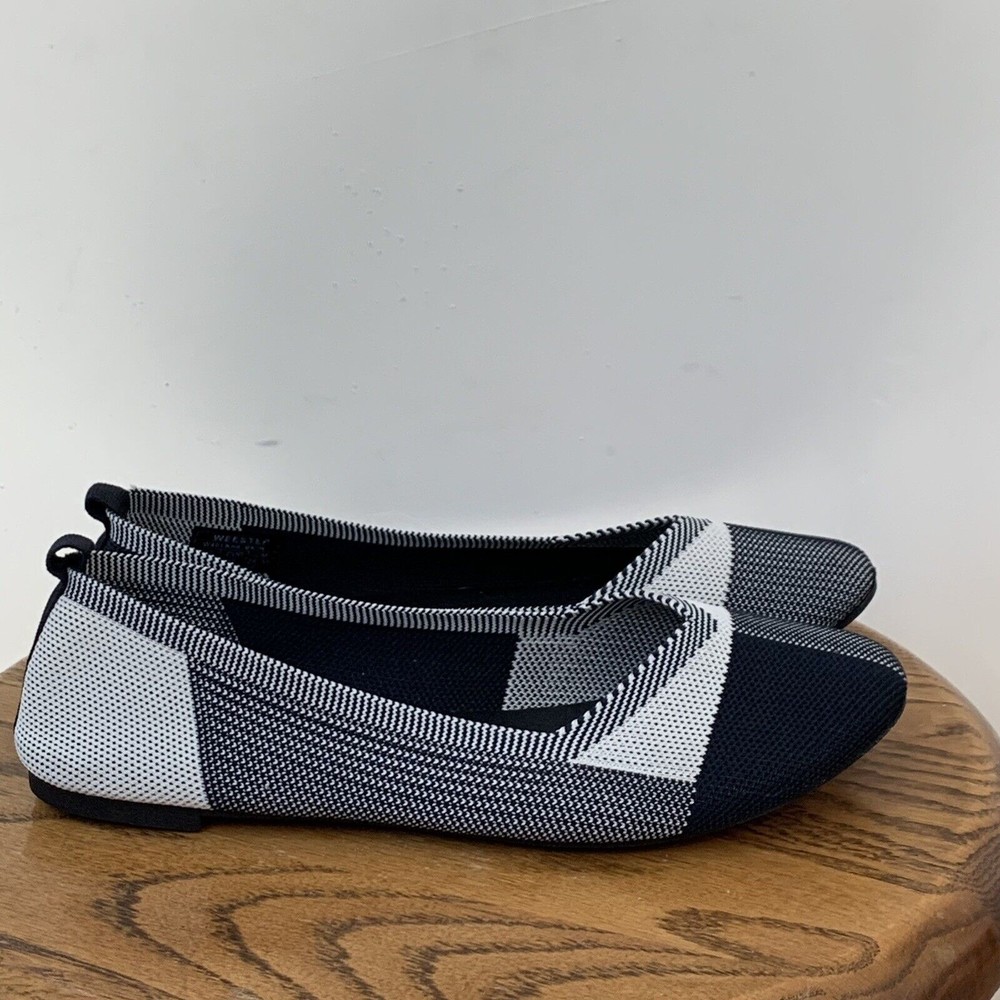 Weestep Women Lightweight Comfort Knit Ballerina Flats Size 6.5